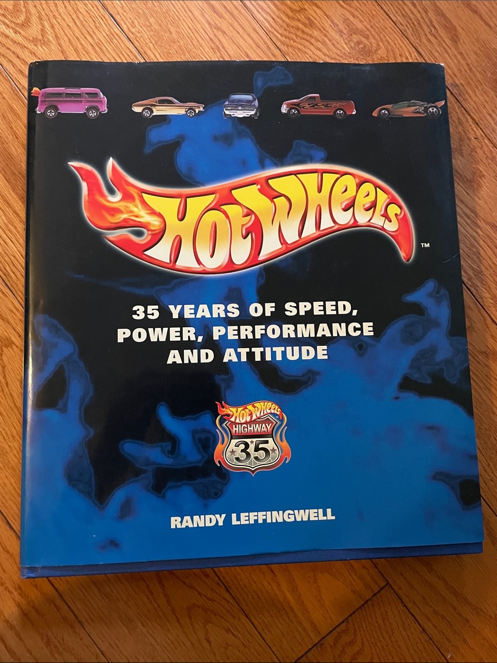 Hot Wheels 35th Anniversary Collector Book - Blue & Black Cover